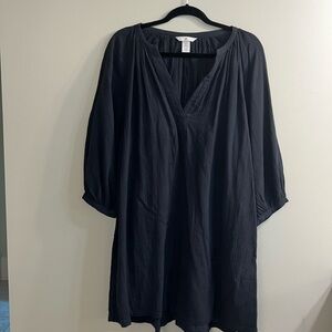 Dress grey gauze like fabric. Like new.